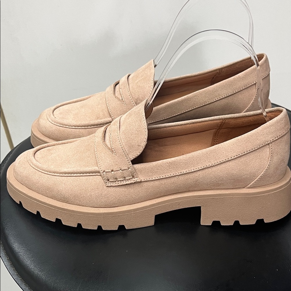 NWOT a new day Women's Archie Loafer Flats - Taupe Brown - Picture 5 of 8